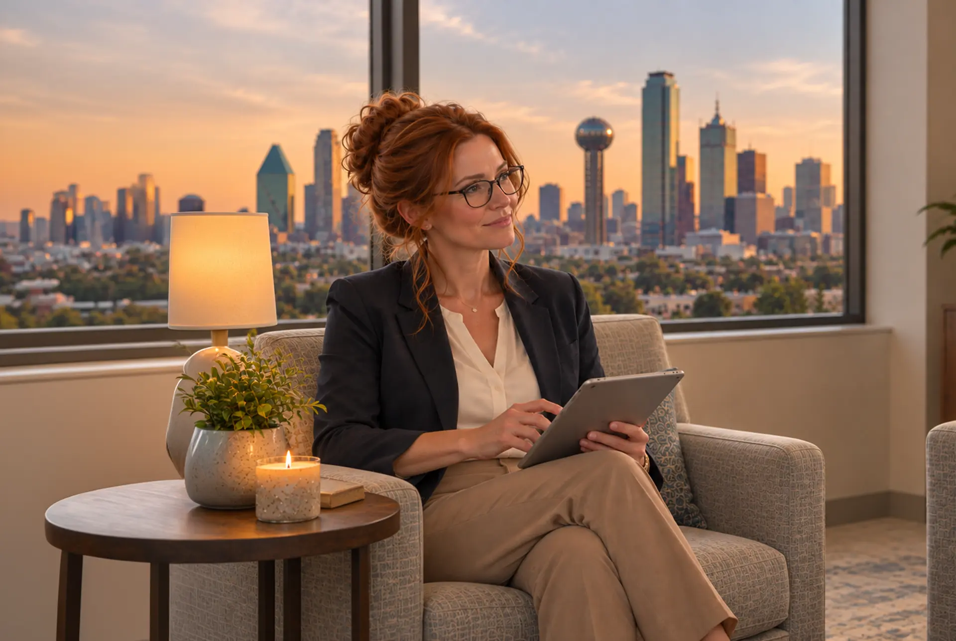 A therapist trained in treating borderline personality disorder at Saltwood Mental Health in Dallas, Texas
