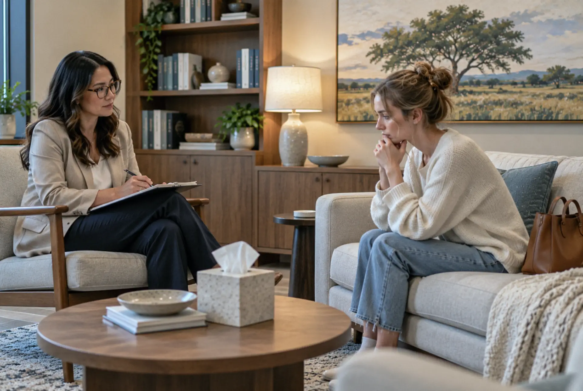 Individual therapy session for anxiety support.