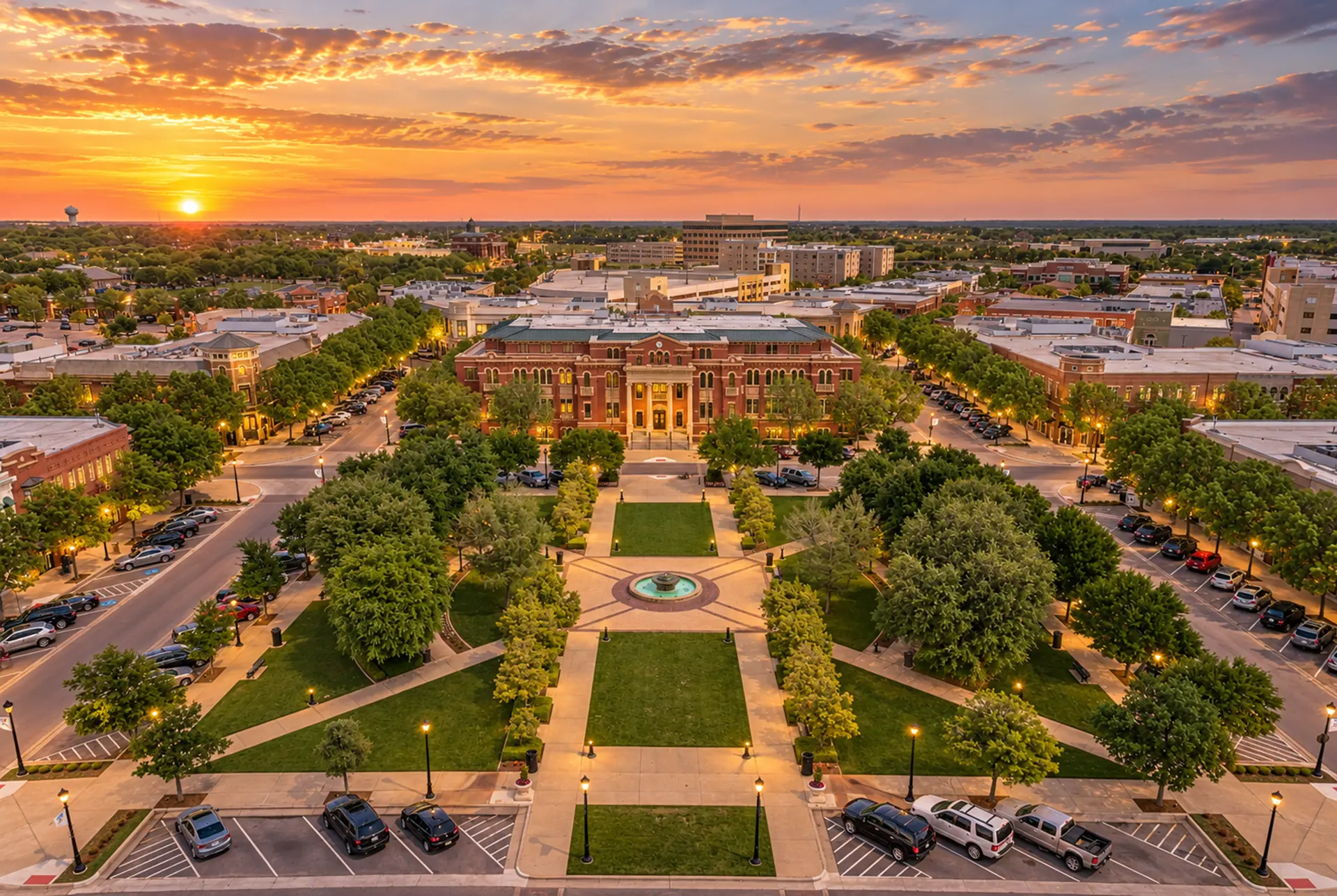 Skyline view of Southlake Texas where mental health treatment services at Saltwood are available.